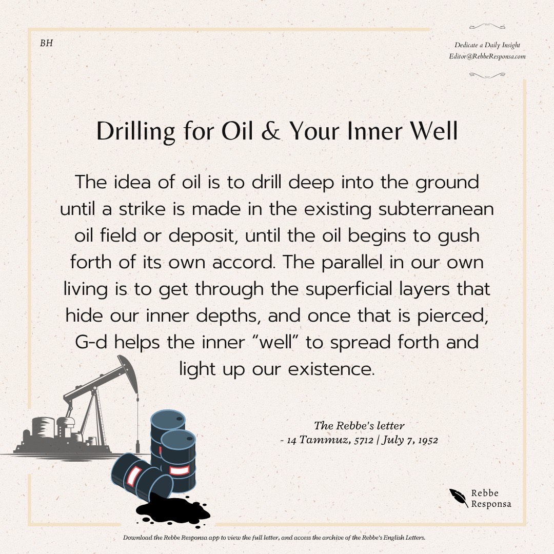 Drilling for Oil &amp; Your Inner Well