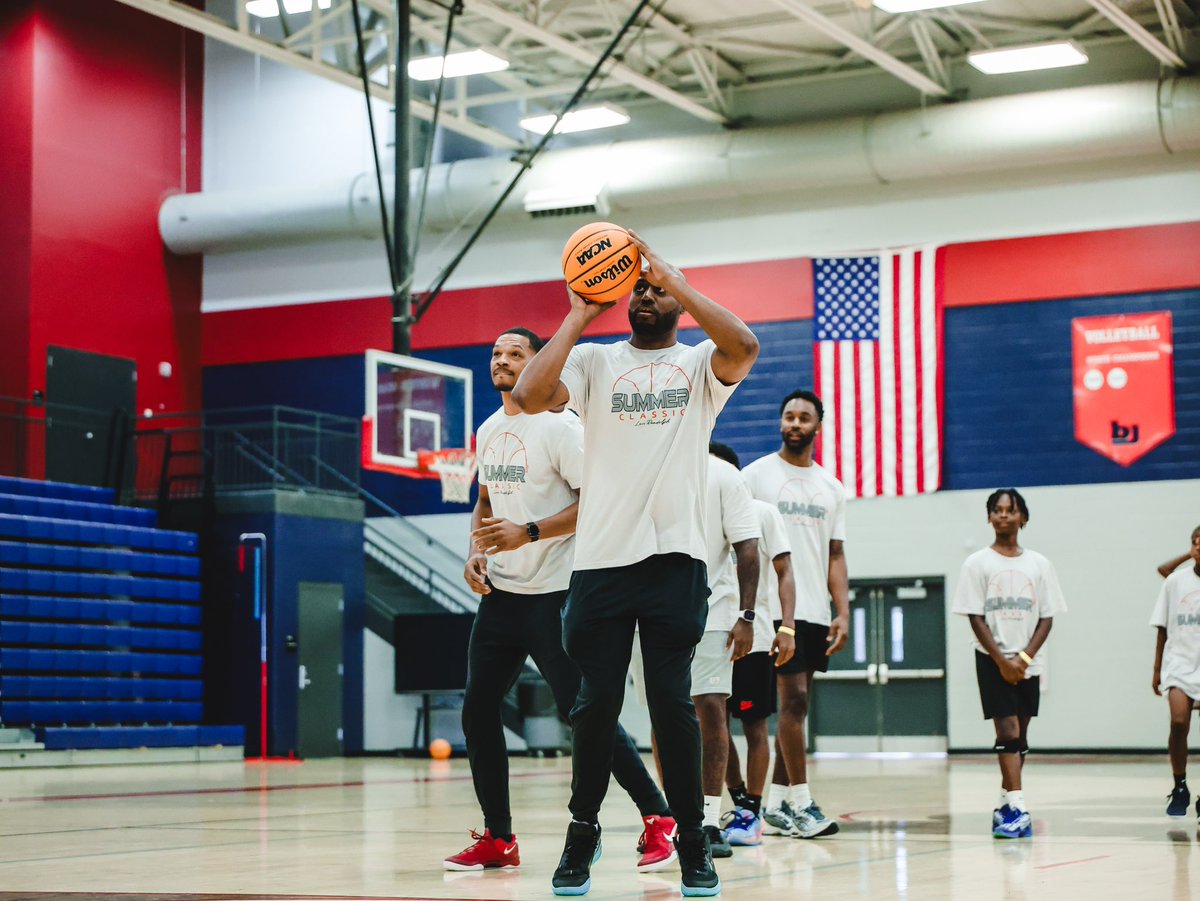 Shoutouts bpo sports 📸. Rogelio the sniper. Live from <a href="/LeviRandolph20/">Levi Leland Randolph</a>  bball camp! Same time next year!