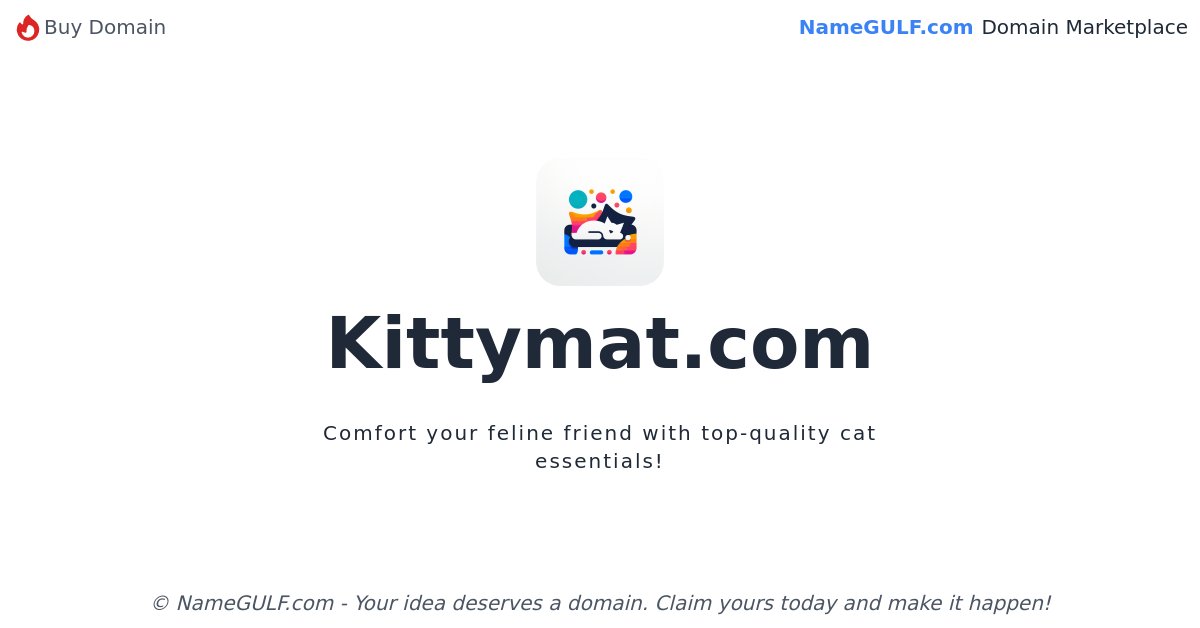 namegulf's tweet photo. Domain: https://t.co/qkTxbO4ixX

Comfort your feline friend with top-quality cat essentials!

https://t.co/ePCc5jbHgD

#catbeds #kittysupplies #petcareproducts #catfurniture #petmats https://t.co/PQ8Cjx6P4U