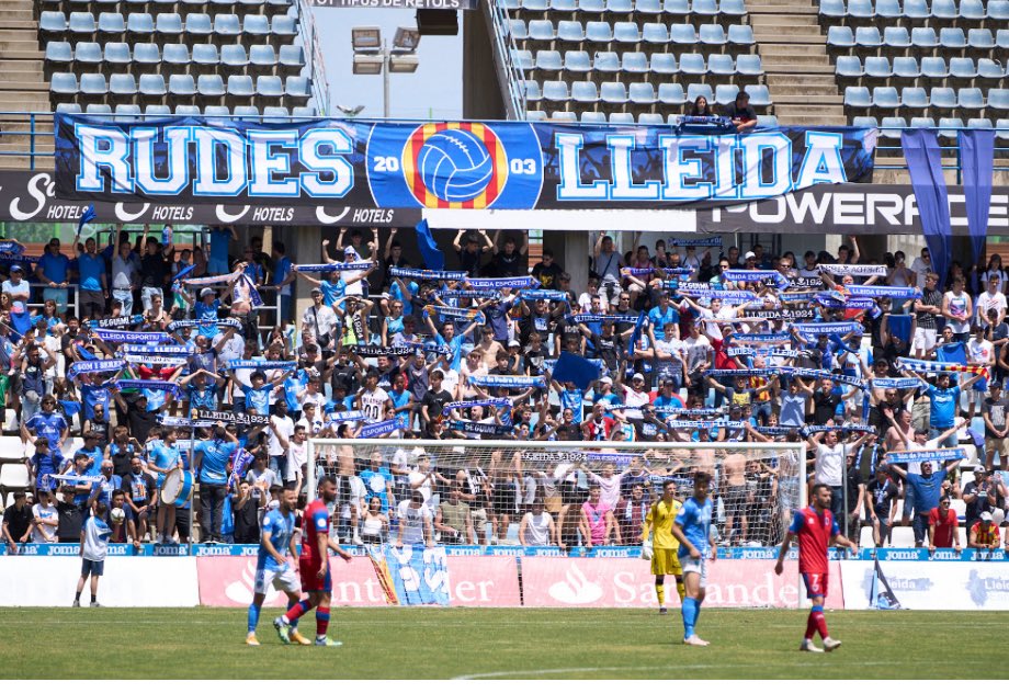 Mucho ánimo a los aficionados del Lleida en estos días tristes, volveréis a disfrutar pronto en el Camp d’esports.

Tornareu 💙