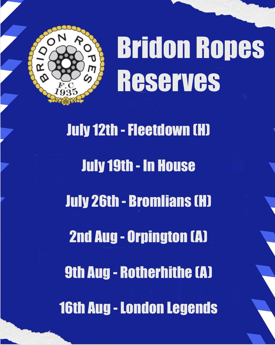 Pre-season confirmed and ready to go
#uptheropes