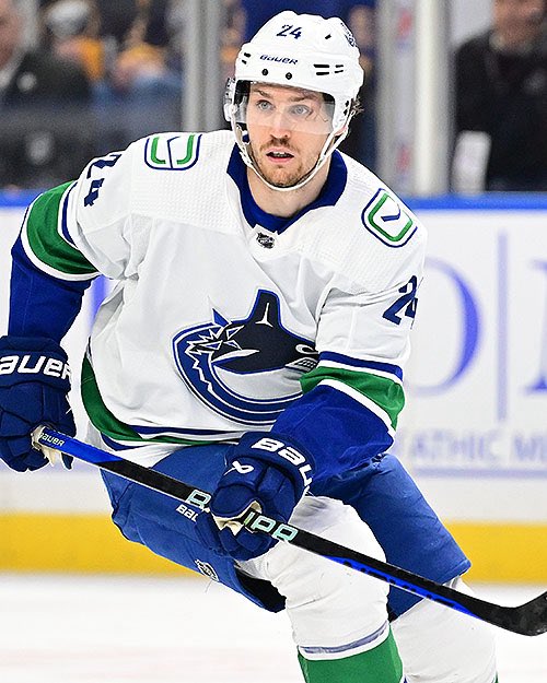 twelcher15's tweet photo. Pius Suter last season with the Vancouver Canucks:

81 GP | 25 G | 21 A | 46 P | +2 | 
Also finished 37th in Selke voting

I’ll go out on a limb and say he’s a steal at $4 mil AAV. Potential for a high upside year surrounded by weapons (Holloway, Kyrou) on the #stlblues 2nd line https://t.co/5EPQOJpy9r