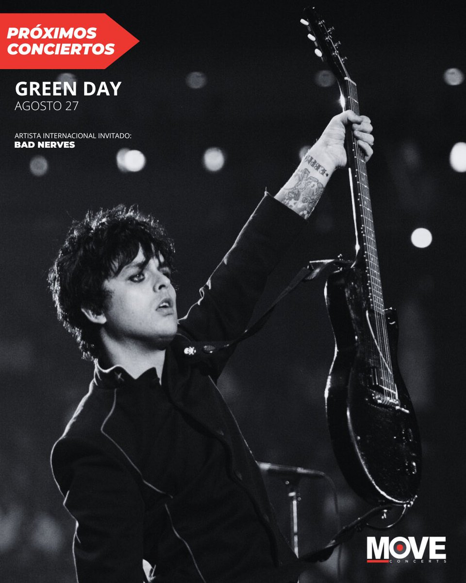 MoveConcertsPE's tweet photo. #AgendaMove | ¡Se vienen increíbles conciertos! #MoveConcerts 

Green Day - Agosto 27
Los Auténticos Decadentes - Setiembre 13
Morrissey - Noviembre 20
My Chemical Romance - Enero 25, 2026

Consigue tus entradas en https://t.co/AM4SeSmjp6
Links de compra: https://t.co/XfHUnDJJOp https://t.co/5BAJhFnu8I