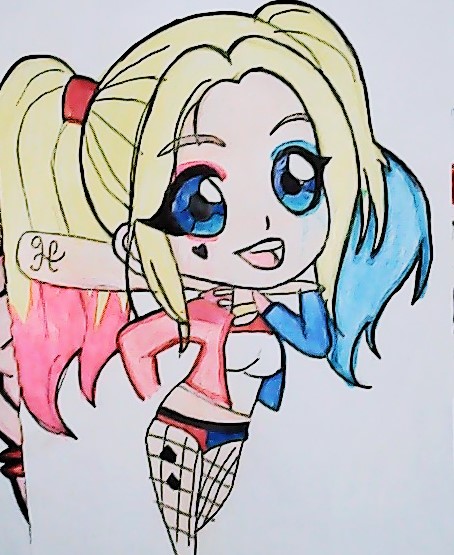 CuteLesbian69's tweet photo. Harley Quinn as a Chibi https://t.co/ns5Yfqj6bU