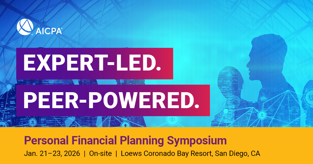 Early bird pricing of $150 off ends Nov. 17 for the 2026 Personal Financial Planning Symposium. Register today and save. bit.ly/3ZYbeKp