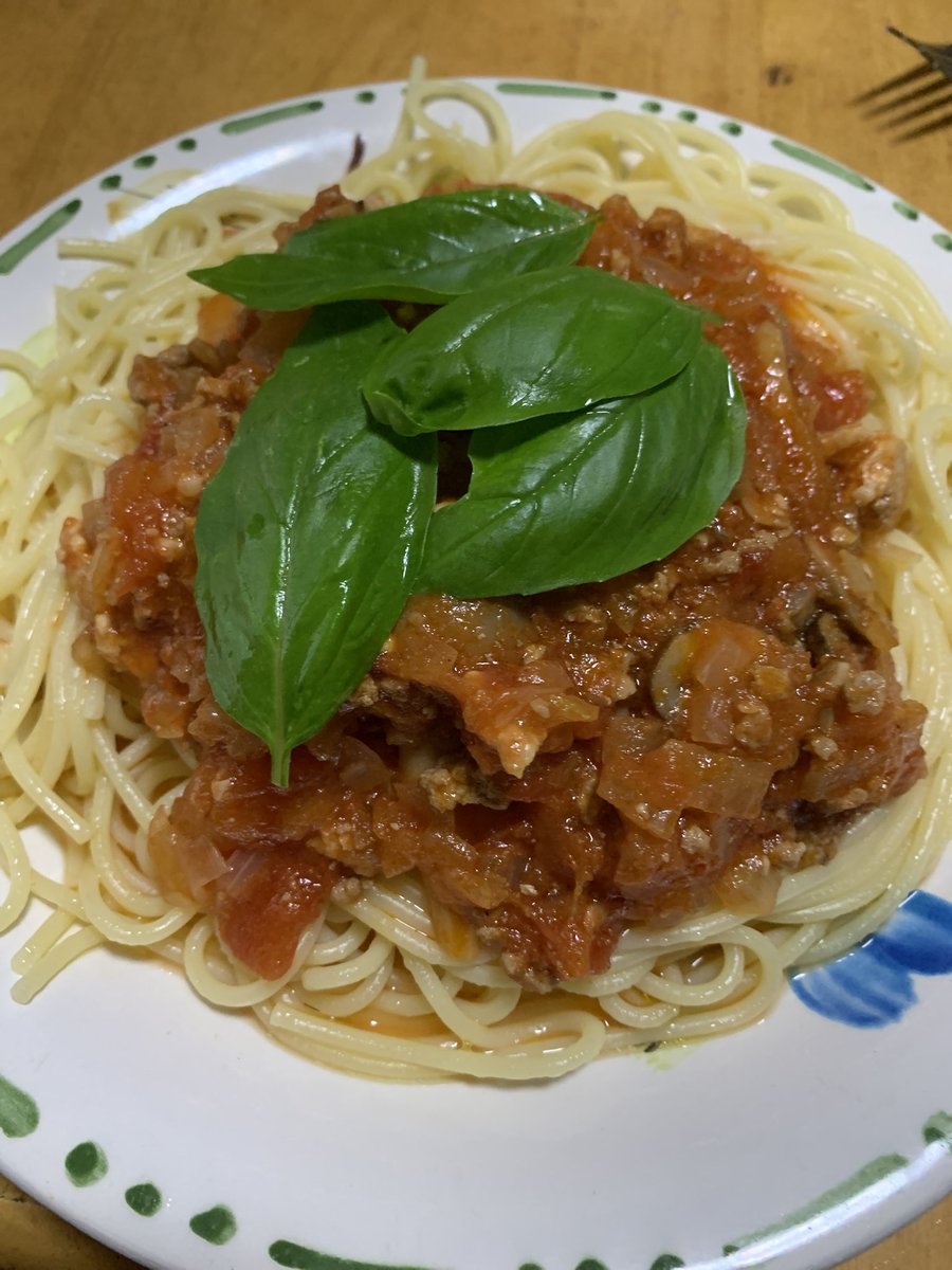 完熟トマトでミートソースを作りました🍝ものの荒廃、人の消沈定めて道にあり。性根の腐った輩は、何事にも他人のせいにする傾向があると思います。