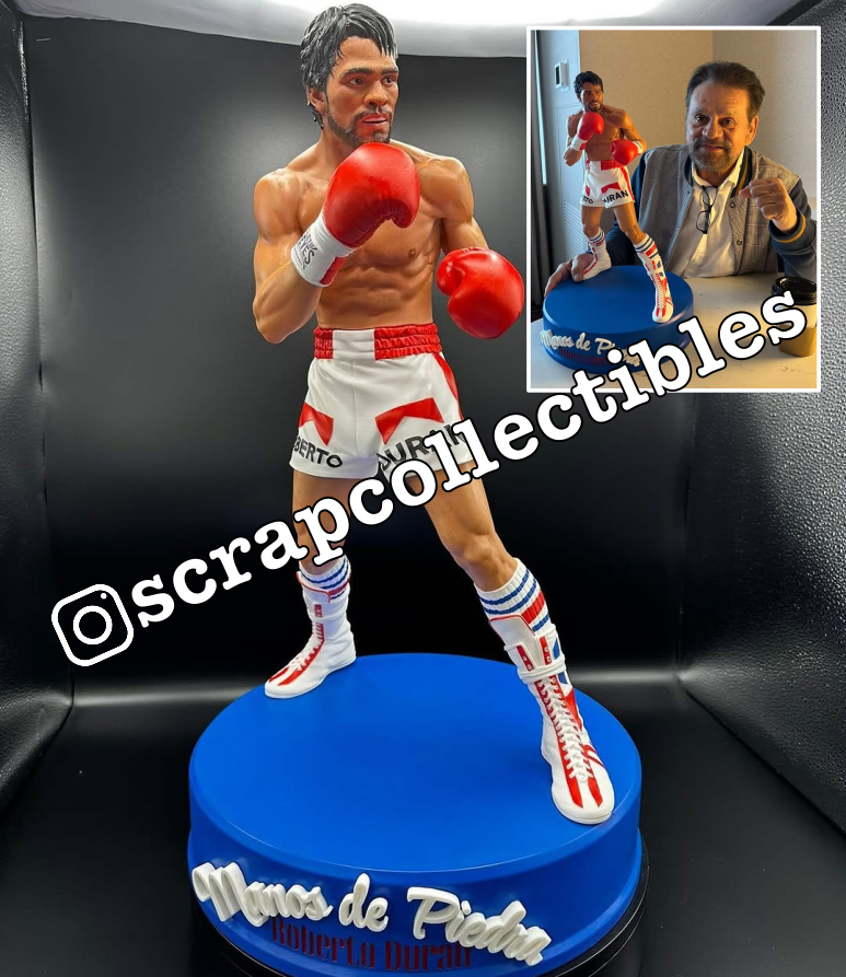 BoxingHistory's tweet image. Roberto Durán 1/4 scale collectible figure now available for order
➡️ scrapcollectibles.myshopify.com