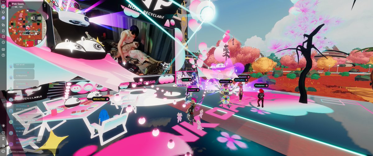 LosCat__'s tweet image. 🥳 @decentraland @Pink_Oasiss