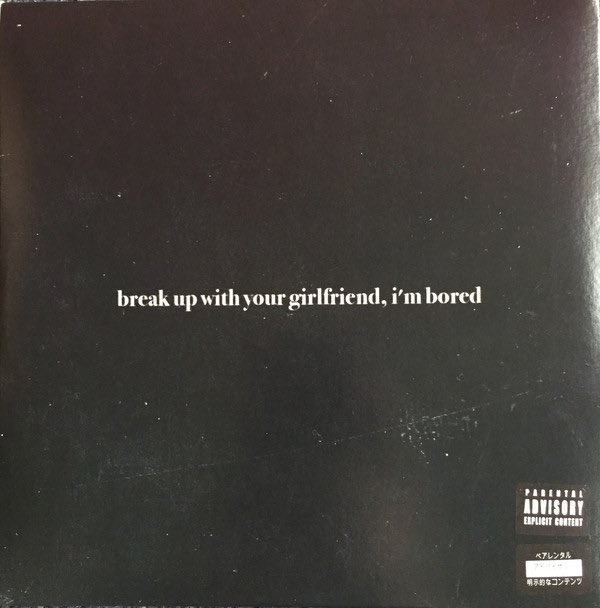 ArianaToday's tweet photo. ☆ ‘break up with your girlfriend, i’m bored’ is the 330th most streamed song of all time on apple music. https://t.co/OvxfMDAL5i