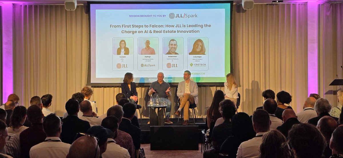 JLL Spark (@jllspark) on Twitter photo Yesterday at #CREtechLondon2025, JLL Spark <a href="/trajsingh/">triskaidekaphobia ๐บ๐ฆ</a> joined <a href="/JLL/">JLL</a>'s Yao Morin and Daniel Fenton for a panel discussion about JLL Falcon.
Thank you <a href="/DiscoverCREtech/">DiscoverCREtech</a> for another outstanding event!
#CRE #AI #VentureCapital Yesterday at #CREtechLondon2025, JLL Spark <a href="/trajsingh/">triskaidekaphobia ๐บ๐ฆ</a> joined <a href="/JLL/">JLL</a>'s Yao Morin and Daniel Fenton for a panel discussion about JLL Falcon.
Thank you <a href="/DiscoverCREtech/">DiscoverCREtech</a> for another outstanding event!
#CRE #AI #VentureCapital