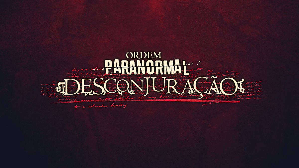 Refiz a logo do desconjuração pra aquele layout que vou fazer igual osnf 

#Desconjuracao #OrdemParanormal