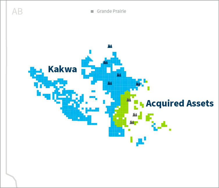 ARC is pleased to announce we have closed our agreement to acquire condensate-rich Montney assets in the Kakwa region in Alberta from $SCR.TO in a transaction valued at ~$1.6B. This acquisition increases our Kakwa production by 24% and extends area inventory to &gt;15 years.