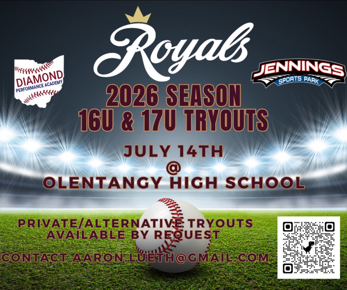 2025/2026 Triple Crown Royals Tryouts – 16U &amp; 17U 

The Triple Crown Royals are excited to announce tryouts for our 16U &amp; 17U teams for the upcoming season!

We’re focused on developing the physical and mental skills needed to compete at the high school and college levels. Our