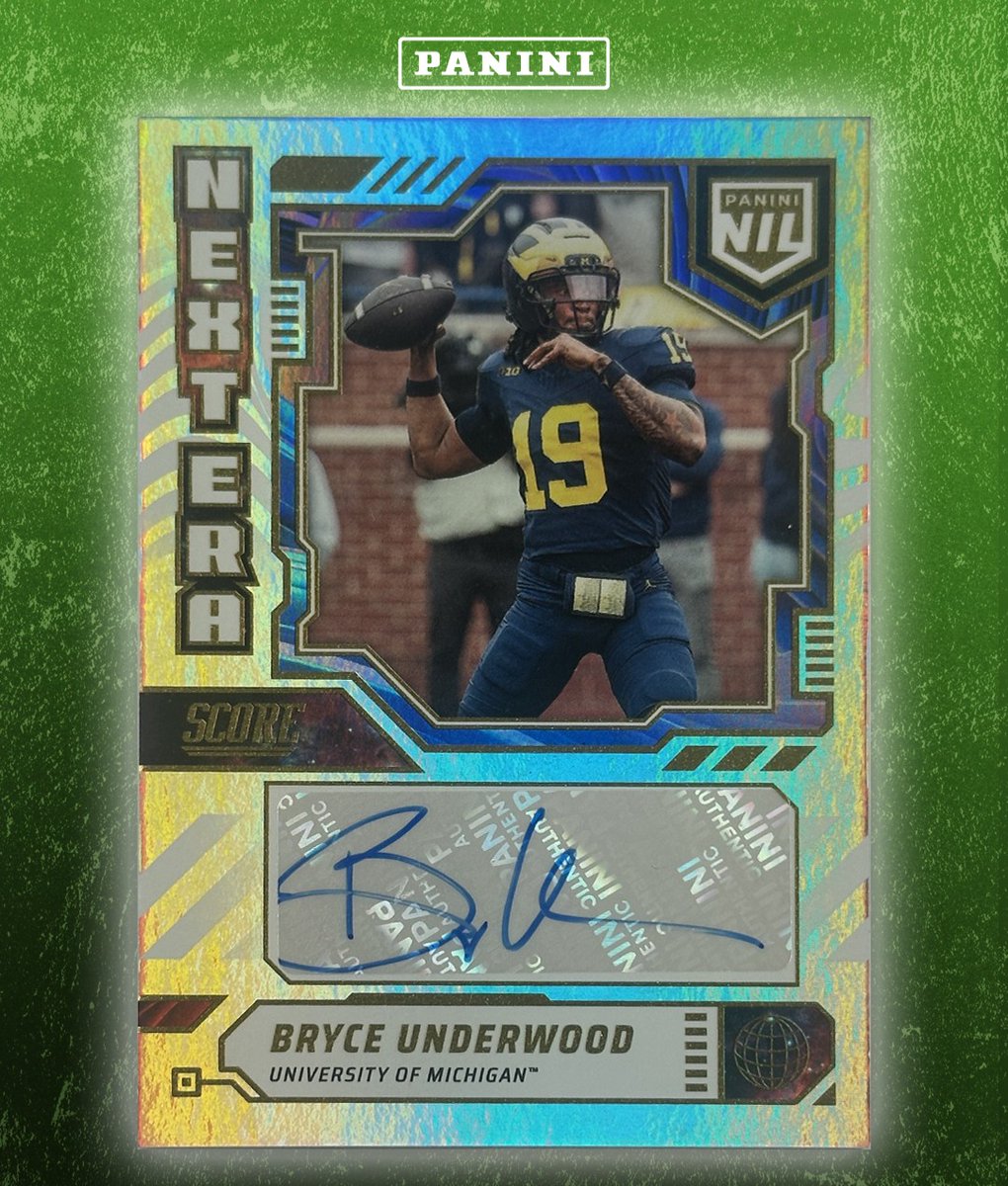 PaniniAmerica's tweet photo. 2025 #PaniniScore releases tomorrow July 3 at 11am CT, kicking off the 2025 Football collecting season! This year, as an added chase - NIL Autographs from some of the top players in college football can be found within the product!
Shop here on July 3: https://t.co/hevXGHKPxw
#WhoDoYouCollect