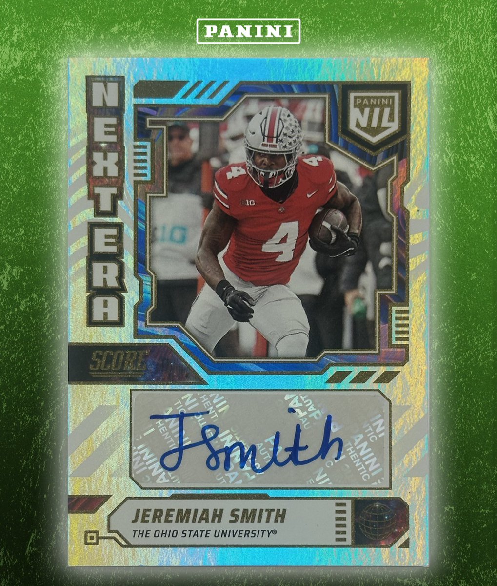 PaniniAmerica's tweet photo. 2025 #PaniniScore releases tomorrow July 3 at 11am CT, kicking off the 2025 Football collecting season! This year, as an added chase - NIL Autographs from some of the top players in college football can be found within the product!
Shop here on July 3: https://t.co/hevXGHKPxw
#WhoDoYouCollect