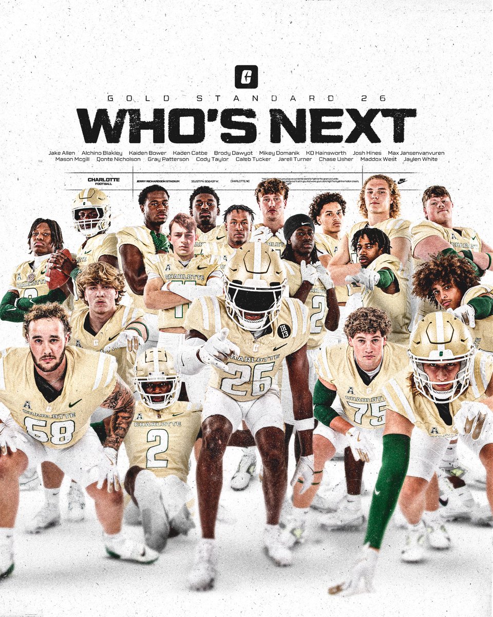 MasonMcGill (@masonmcgill75) on Twitter photo Building something GREAT!!⛏️⛏️
<a href="/CharlotteFTBL/">Charlotte Football</a> <a href="/arudolph53/">Allen Rudolph</a> <a href="/roney_jake/">Coach Jake Roney</a> <a href="/CoachAlbin/">Tim Albin</a> <a href="/CoachClay_CLT/">Clay Finney</a> <a href="/Coach_Hendrix/">Coach Hendrix</a> <a href="/nthfootball/">North Hall Football</a> Building something GREAT!!⛏️⛏️
<a href="/CharlotteFTBL/">Charlotte Football</a> <a href="/arudolph53/">Allen Rudolph</a> <a href="/roney_jake/">Coach Jake Roney</a> <a href="/CoachAlbin/">Tim Albin</a> <a href="/CoachClay_CLT/">Clay Finney</a> <a href="/Coach_Hendrix/">Coach Hendrix</a> <a href="/nthfootball/">North Hall Football</a>