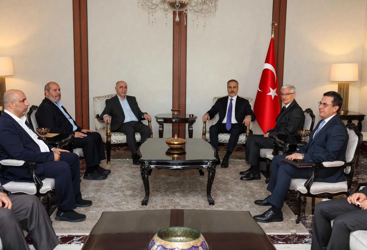 Meanwhile in Turkey… a Hamas delegation meets with the Turkish FM…

What could Turkey, a NATO member, possibly have in common with Hamas?! 🤔