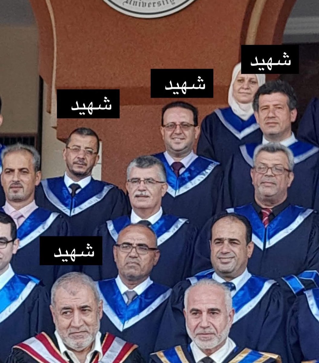 Four pillars of Gaza’s medical community — educators of generations, healers of thousands — were deliberately targeted and killed by the criminal Israeli occupation forces:
•Dr. Adnan Al-Bursh – Head of Orthopedics, Al-Shifa Medical Complex
•Dr. Raafat Labad – Head of Internal