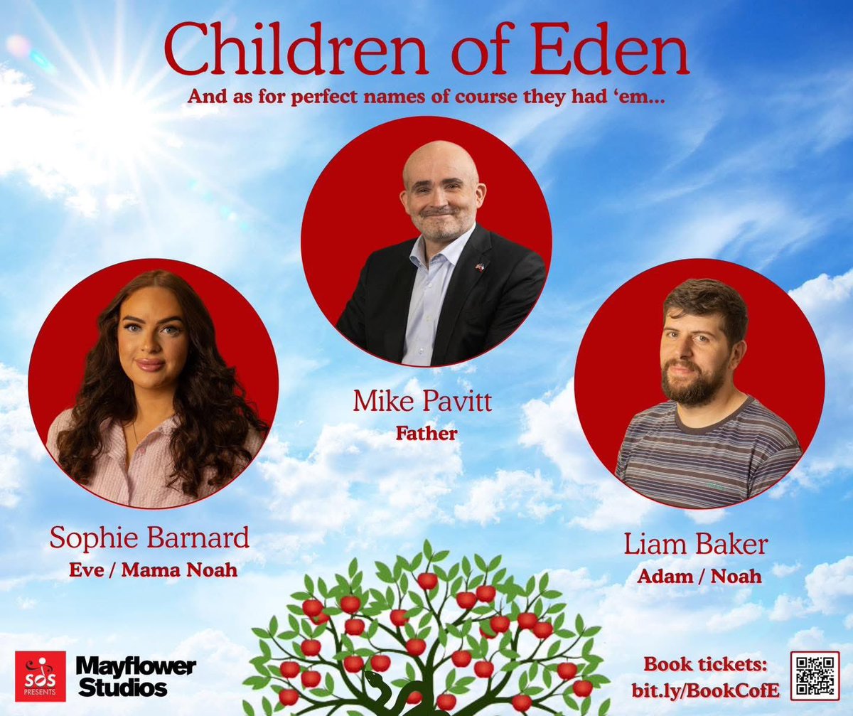 Next show: @sotonopera #ChildrenOfEden <a href="/MASTStudios/">Mayflower Studios</a> next week!!!