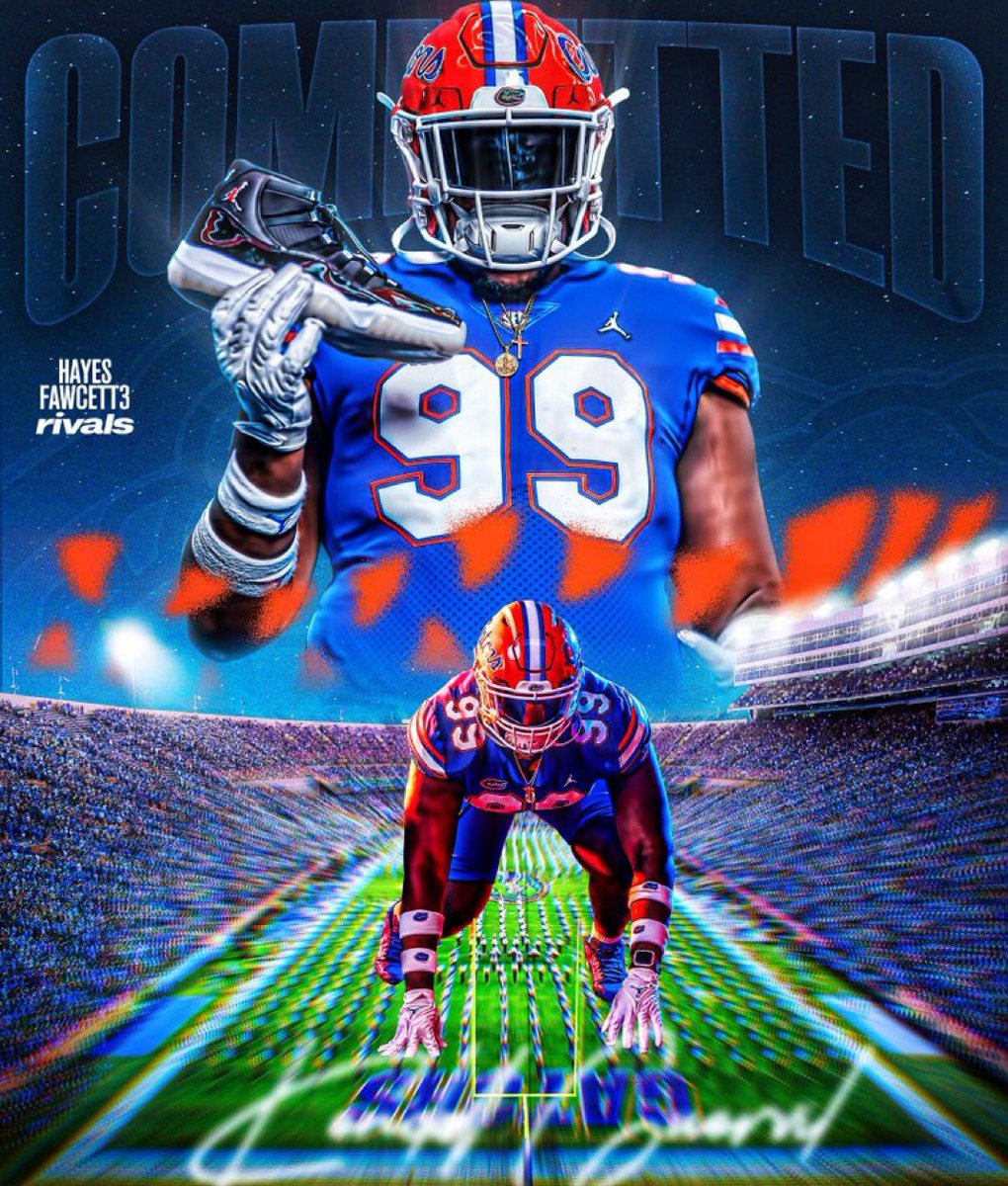 CharJonesMedia's tweet image. Four-Star DL recruit Kendall Guervil (@KendallGuervil) has committed to #Florida. Guervil chose the #Gators over Texas and Florida State.
The addition is the fifth four-star commit for the Gators Class of 2026 per 24/7’s rankings.
@alligatorSports #NCAA #SEC #FloridaGators