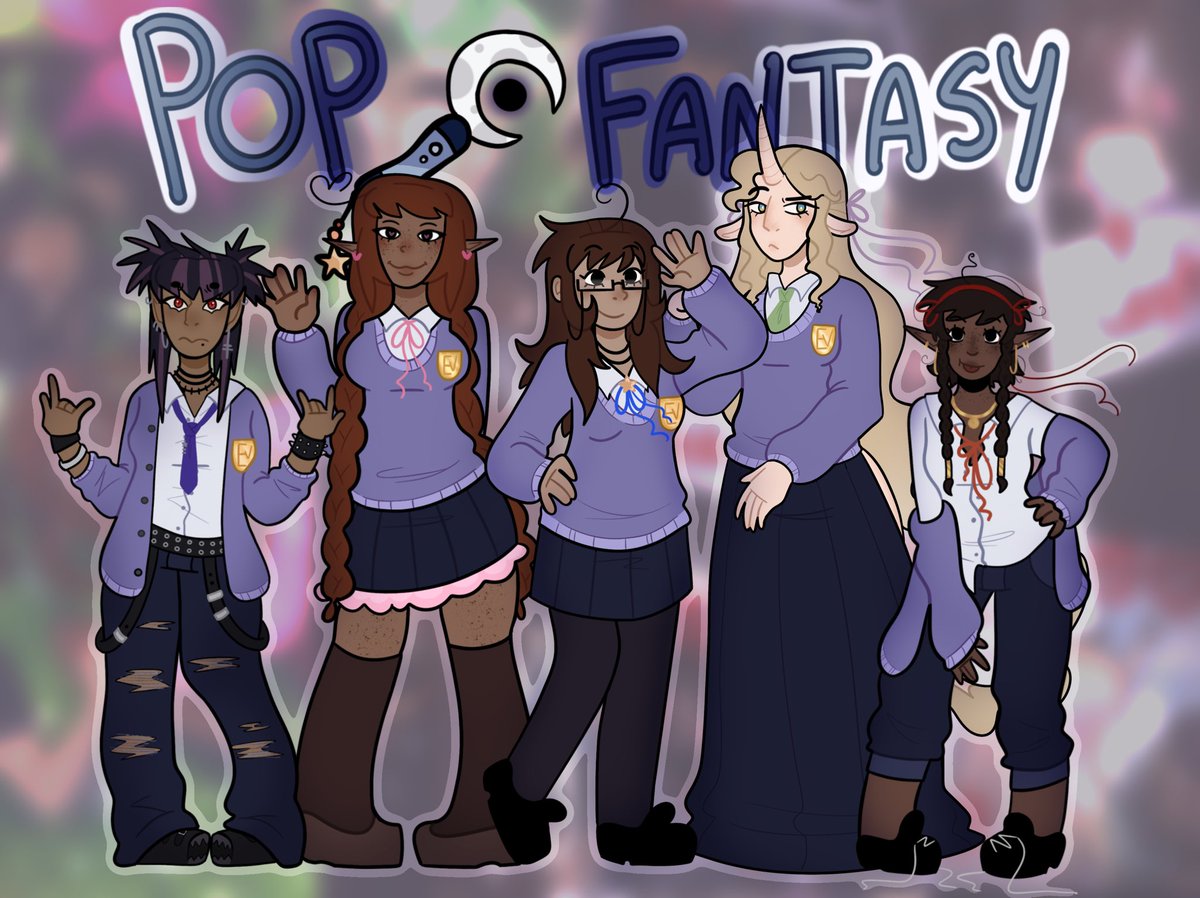 vamptoon's tweet photo. my girls….. my fairies….. #ocs https://t.co/uf9sogArsc
