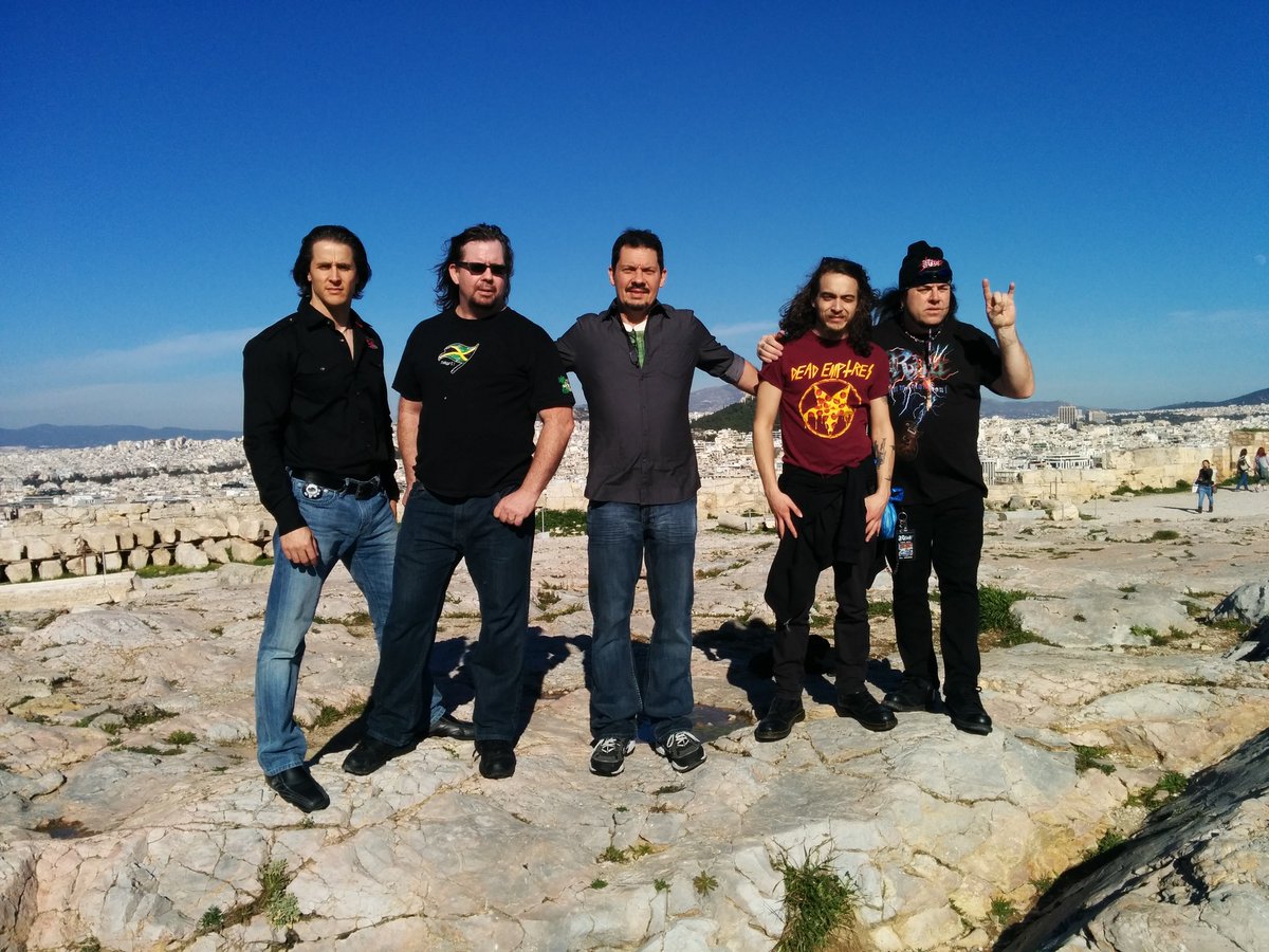 #WBW - my first tour with Riot in February 2014 - we played Italy, Germany and two shows in Greece. This photo was taken when the band visited the Acropolis during our visit to Athens 🤘
#RIOTV #WayBackWednesday #memories #ShineOn