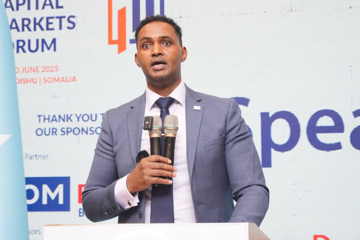 We are delighted to share with you pictures from some of our keynote speakers at the first Somali Capital Markets Forum 2025 under the theme “Developing Capital Markets in Somalia: Challenges and Opportunities “ Organised by the Somali Stock Exchange, the first stock exchange in