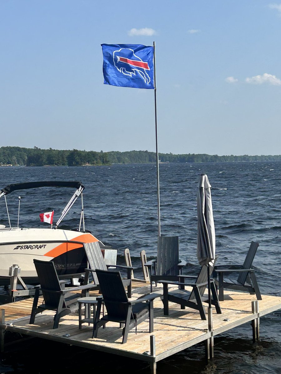 TheHermster's tweet photo. Flag change! Let’s go Bills! 
#BillsMafia https://t.co/K8OROTKJqq