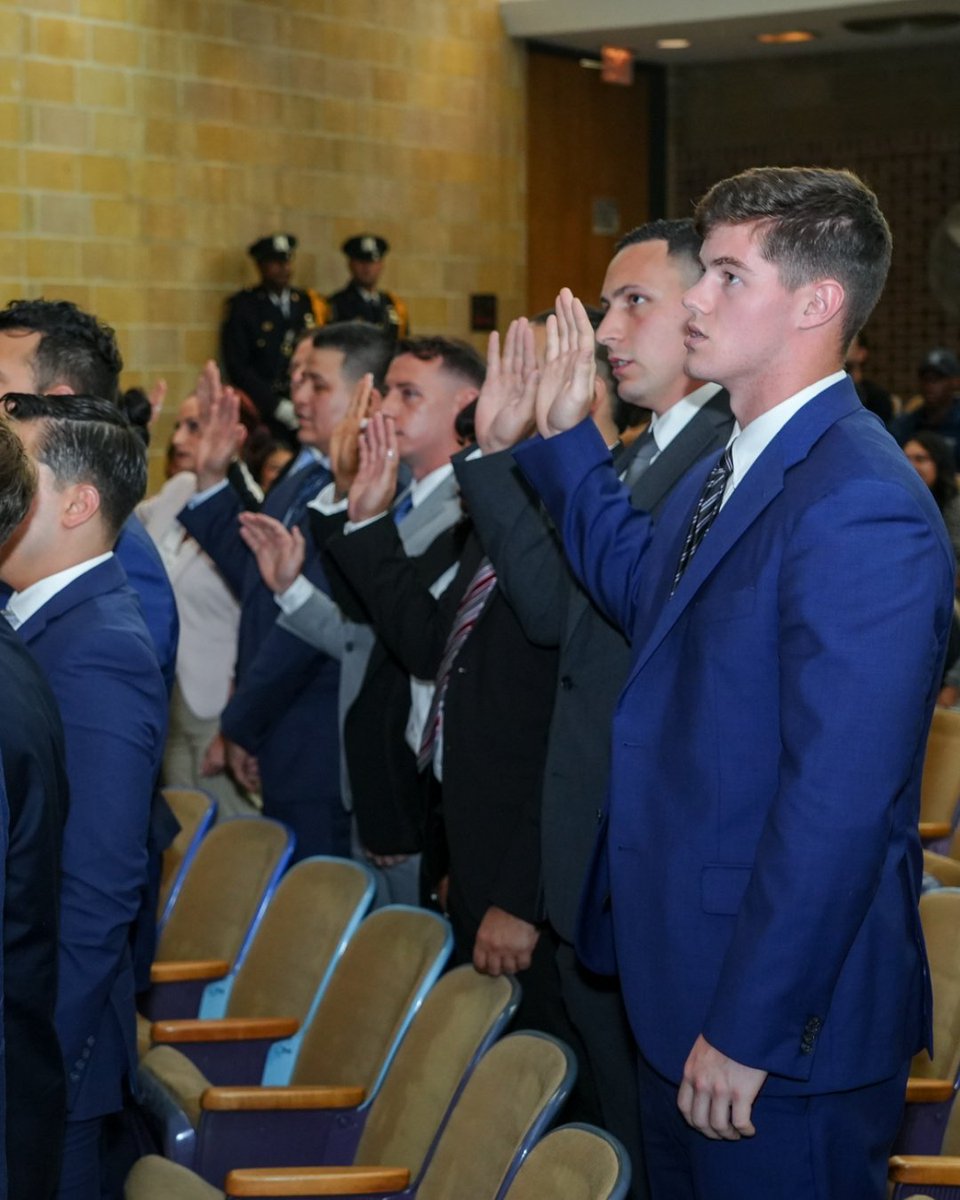 A stronger, safer City starts with people who care. Today, 25 new officers took the oath to serve Yonkers with integrity and pride. They'll spend the next few months training in the academy before hitting the streets to protect and serve our neighborhoods. Good luck and stay safe