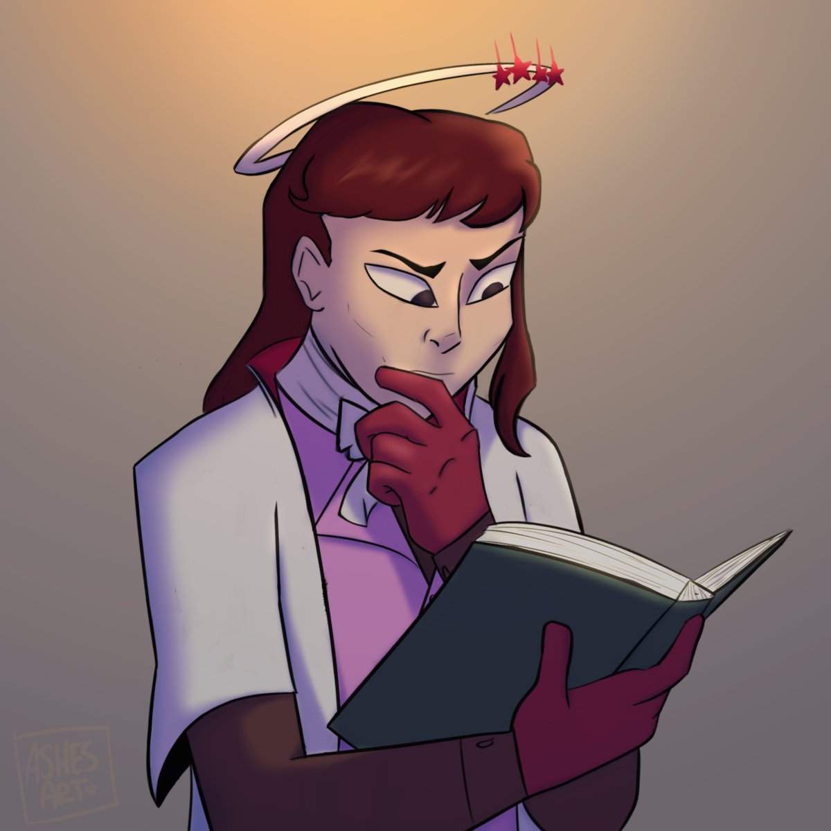 Second ArtFight of 2025!!!  made for the lovely
<a href="/arcticentropy/">⟡</a> with their character H!
🧡🦕☠️

#artfight #artfight2025 #TEAMFOSSILS #oc #fanart