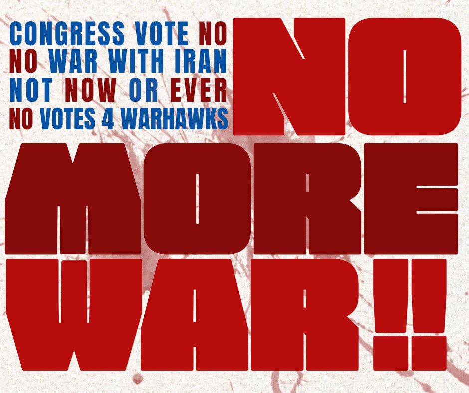 TheYoungTurks's tweet image. Americans are DONE with endless wars. Trump wants war. We do not. Join the pledge to oust every lawmaker backing another war in the Middle East. Make them pay at unitedagainstwar.com