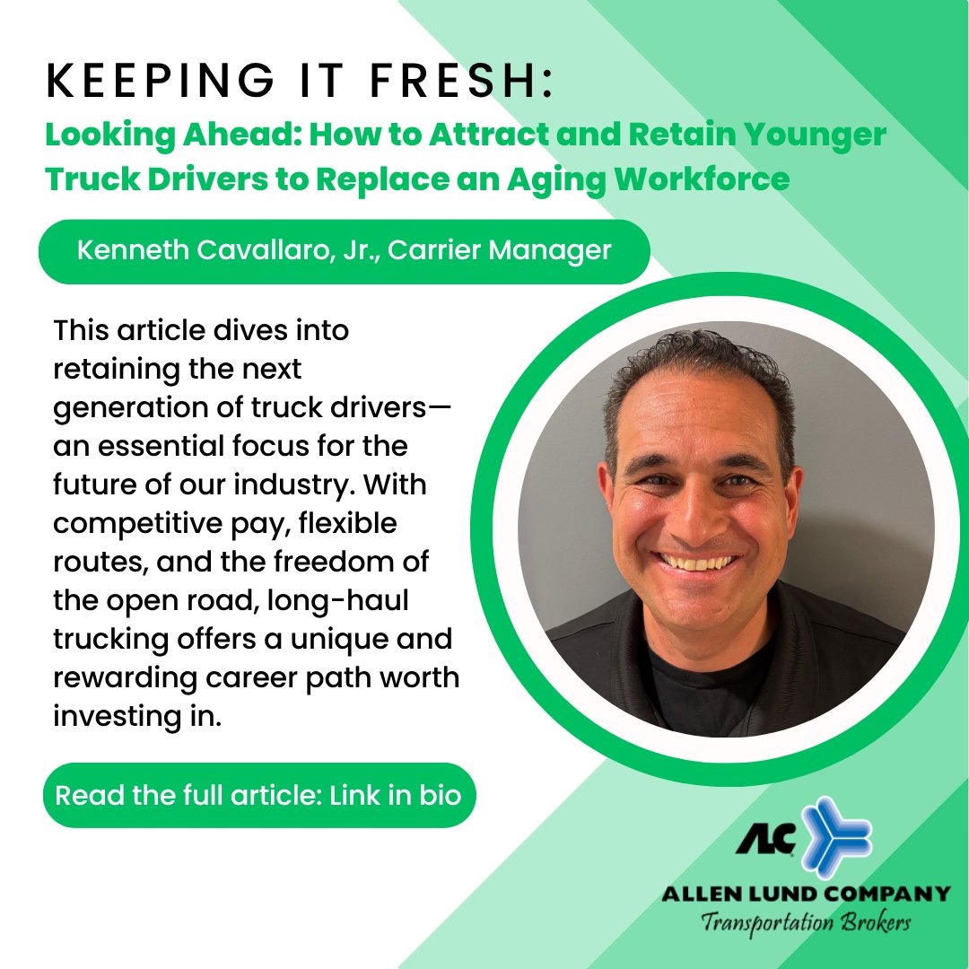 This article dives into retaining the next generation of truck drivers. With competitive pay, flexible routes, and the freedom of the open road, long-haul trucking offers a unique and rewarding career path worth investing in.

Read the full article here: 
conta.cc/3Gj2bgo