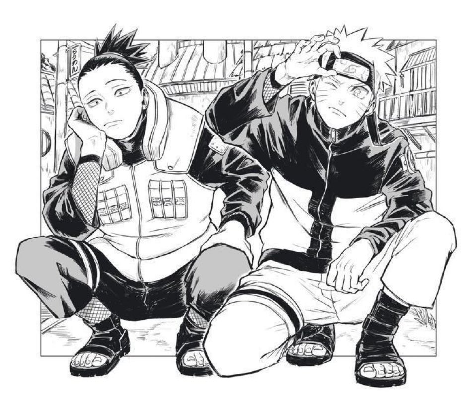 Rym_wallp's tweet image. Naruto and Shikamaru