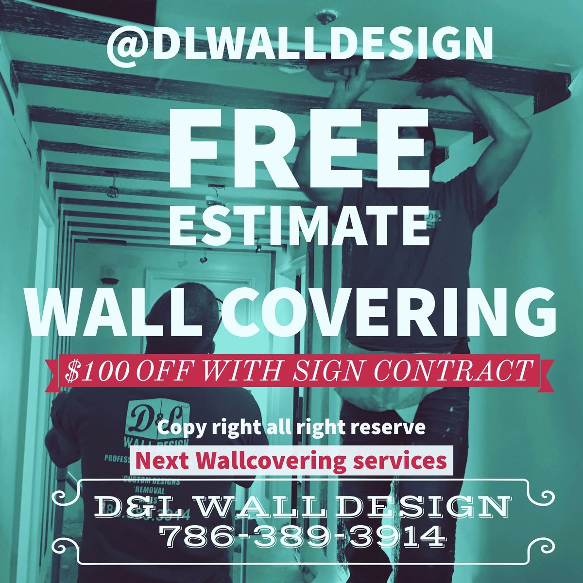high end wallpaper installation