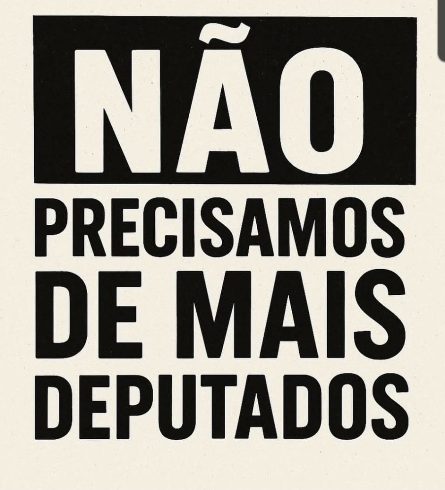 ZilcaLima's tweet photo. Aliás, precisamos diminuir. Um por Estado é o suficiente https://t.co/qYGgwXedvq