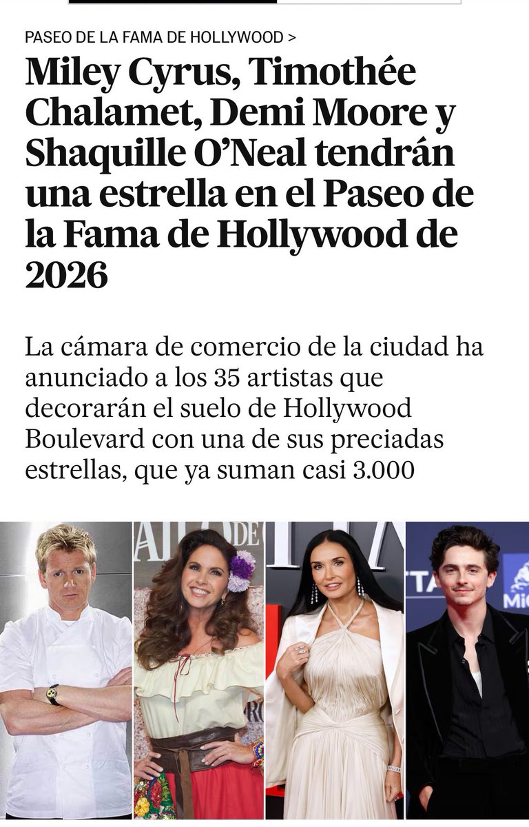 Primero Netflix
Ahora Hollywood! 😍😭

<a href="/LuceroMexico/">Lucero</a> en el paseo de la fama de Hollywood 2026