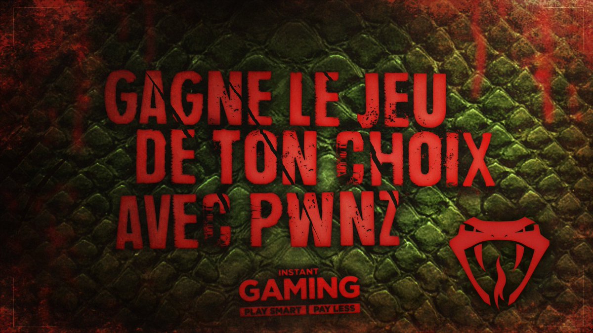 PwnZ___'s tweet image. 🏆 #CONCOURS 🏆

Je vous fais gagner le jeu vidéo de VOTRE CHOIX avec Instant-Gaming

- RT + 💙 ce tweet
- Cliquez sur le lien pour participer:
bit.ly/PwnZ_give

Bonne chance à tous !
