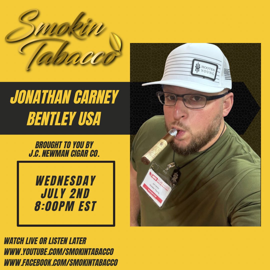 It would not be a Fourth of July show without cigar captain america himself, Jonathan Carney!