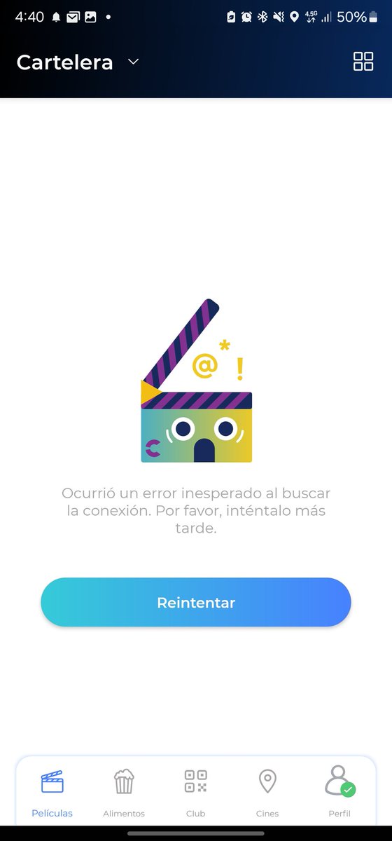 krlosrg's tweet photo. @Cinepolis cuando va a servir su aplicación? Lleva 2 semanas así https://t.co/jiwViKG16H