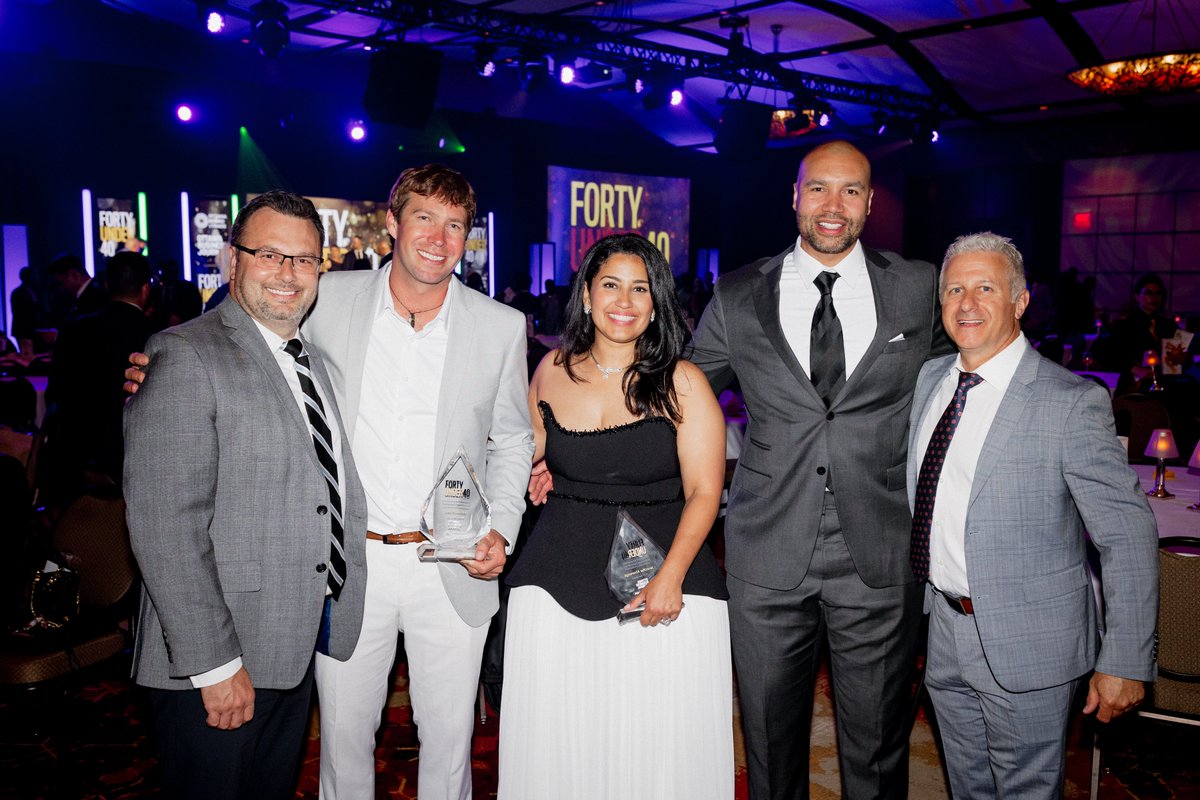 We were so happy to connect with our #ott40 #FortyUnder40 alumni this past week. Congratulations Jenniffer, Dedrick, and Joel!