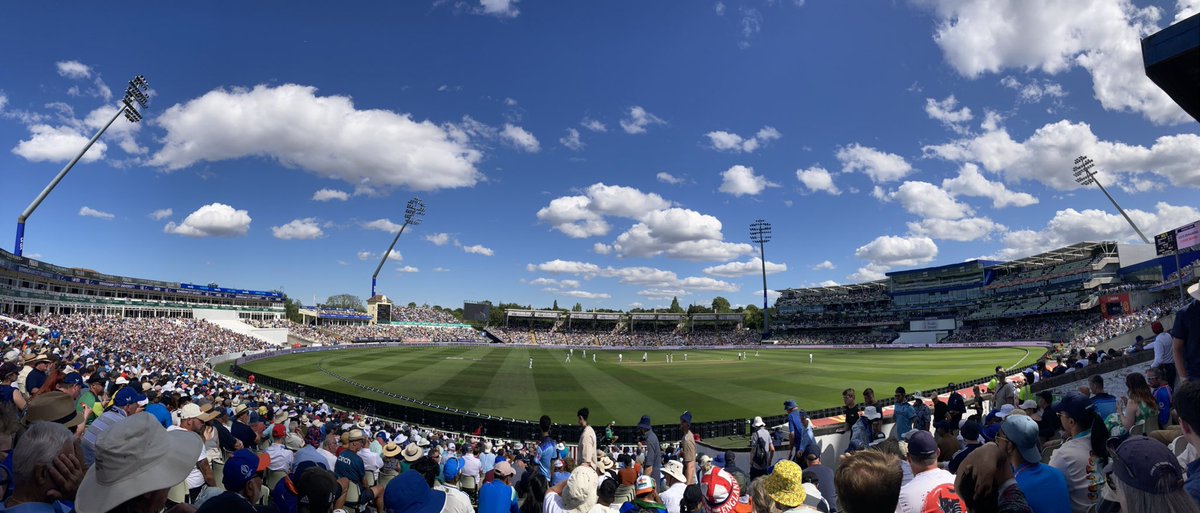Top notch day at <a href="/Edgbaston/">Edgbaston Stadium</a>, as usual 💪🏏