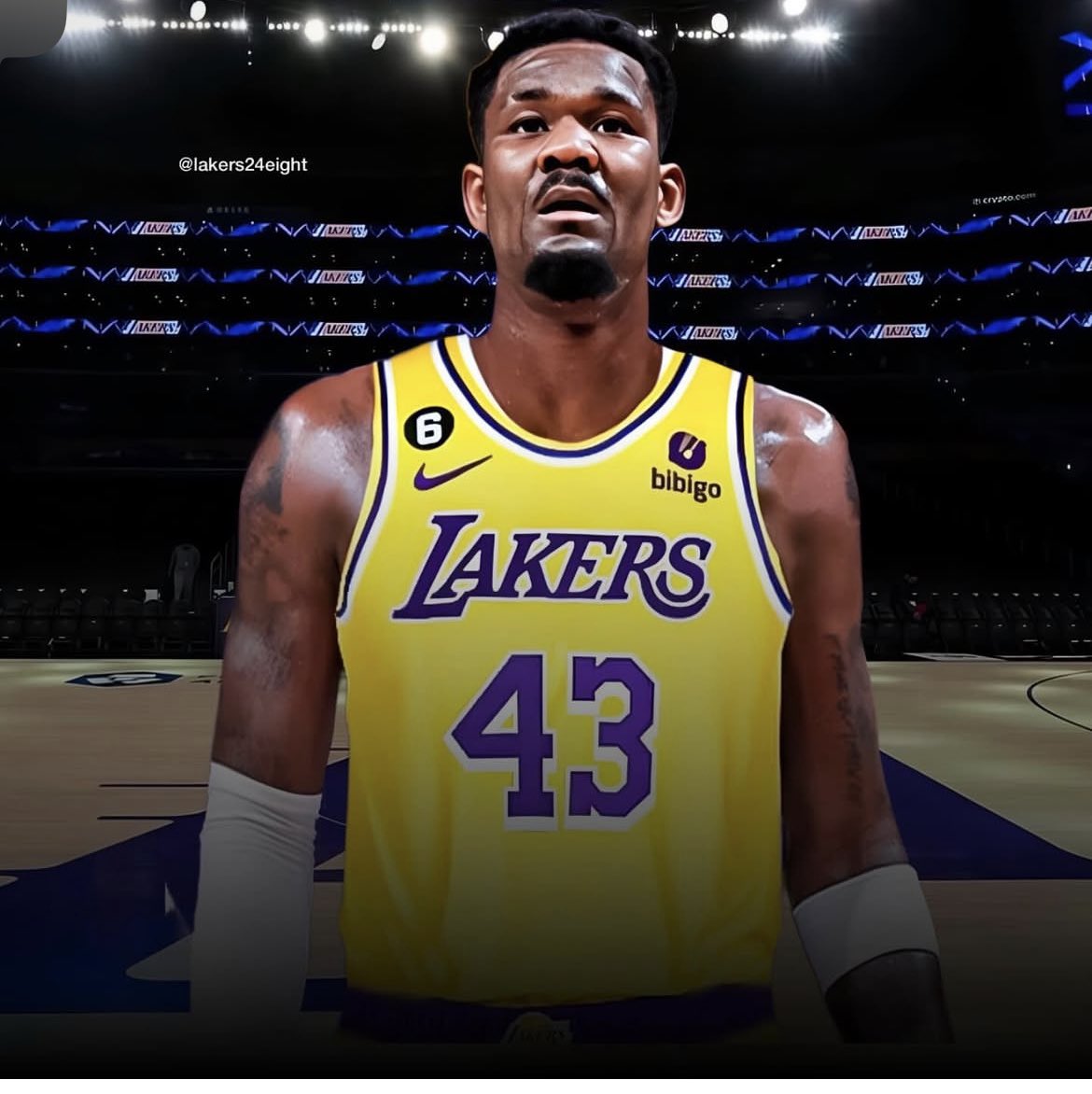 Lnics13_'s tweet photo. BREAKING NEWS‼️‼️
Deandre Ayton has signed to the Lakers on a 1-year 34 million dollar contract #freeagency #lakers https://t.co/oESEKTD8a8