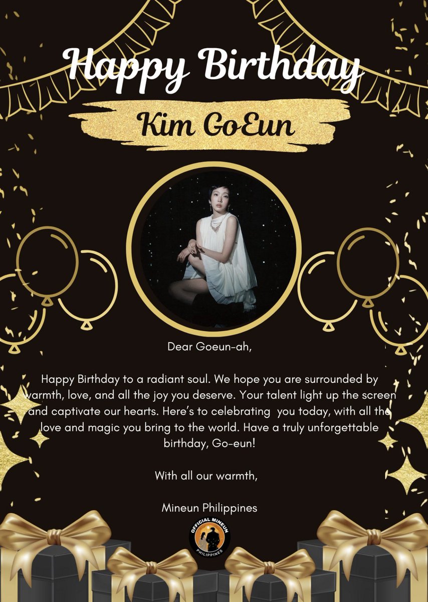 Happiest birthday to this beautiful lady.
I am so proud to be your fans and will always support you . Wishing you all the best in life. Looking forward for more projects to come. ❤️❤️❤️🇬🇧MinEun forever.
#KimGoEun .