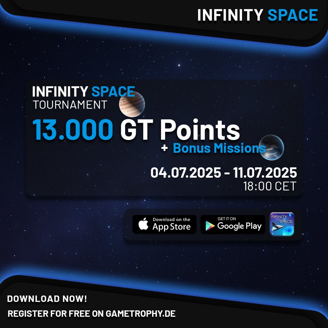 GTdigitalSurvey's tweet photo. 🚨 Pilots! Tournament Transmission Incoming! 🚨
📅 Starts: July 4, 2025
🏁 Ends: July 11, 2025
🌌 Ready to conquer the vast Space and claim the prize?
✨ Gear up, Space Cowboy. The universe awaits you!
#GameTrophy #SpaceTournament #IndieGame #GamingCommunity #GameEvent https://t.co/gNDBcjd2nU