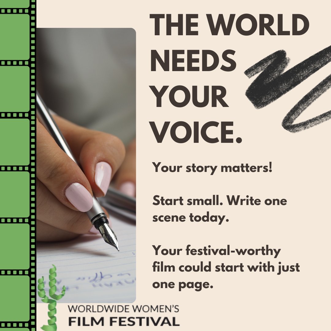 REMEMBER,
Your story matters! Even if it hasn’t been told before.

Whether it’s your grandmother’s journey, a local legend, or your own voice. That unique perspective is your superpower.

Start small. Write one scene today.
Your festival-worthy film could start with just one page