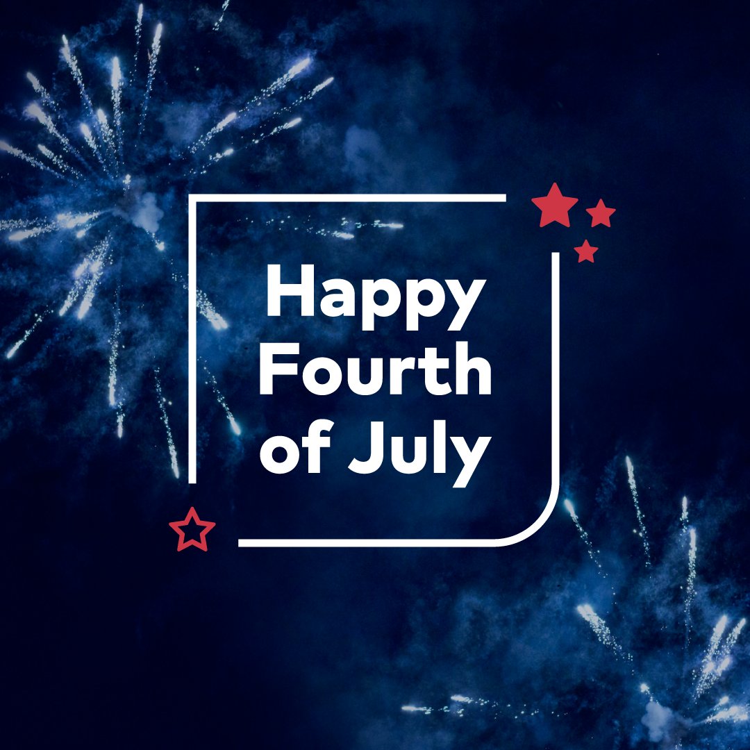 Wishing you a happy #FourthOfJuly! 🎇

Please stay safe and celebrate responsibly.

#IndependenceDay