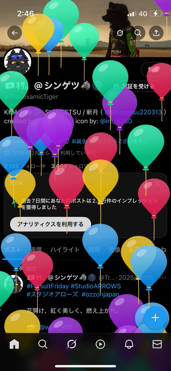 🇯🇵ｷｻ。@シンゲツ🐺🌑 tweet media