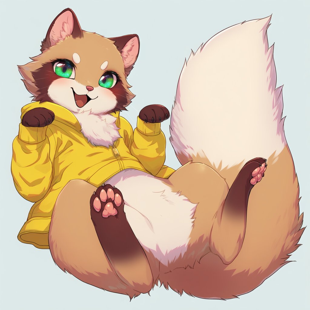 AI Furry illustration

Good  morning！( * ֦ơωơ֦) 
そういや自身のベースになるキャラを考えた事がなかったなーと思い。
アーティストタグや作品タグやポーションを使わず、プロンプトと強調のみでベースキャラを考え中、
ハンドルネームのタヌキっぽくしたいところ( * ֦ơωơ֦) 

 #NovelAI #Ai獣人部