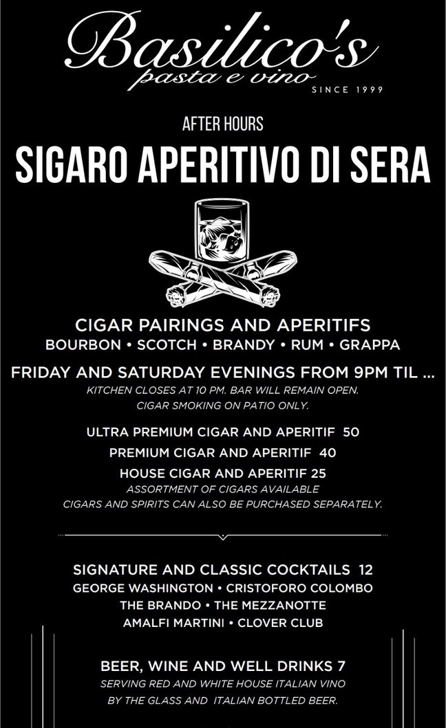 BASILICO'S PASTA E VINO (@basilicoshb) on Twitter photo 