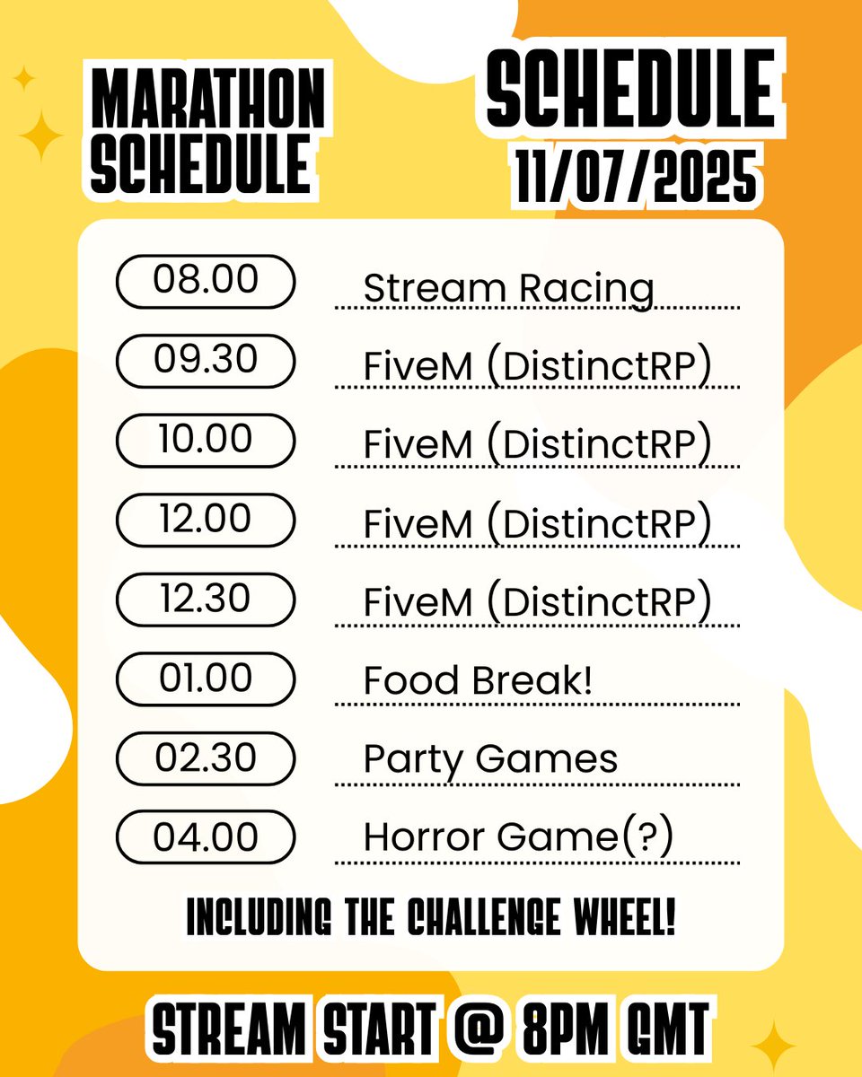 On the 11th of July, I will be doing a marathon stream on my Twitch, just for a bit of fun! Below are the details so please stop by and say hi! It would mean the world! (twitch.tv/nebbo_tk)

(The challenge will be explained on the day of the stream!)